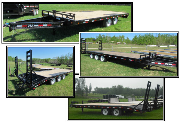 Bumper Pull Flatdeck Trailer